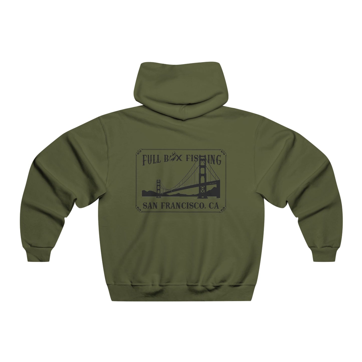 Hooded Sweatshirt - Full Box Fishing Designs