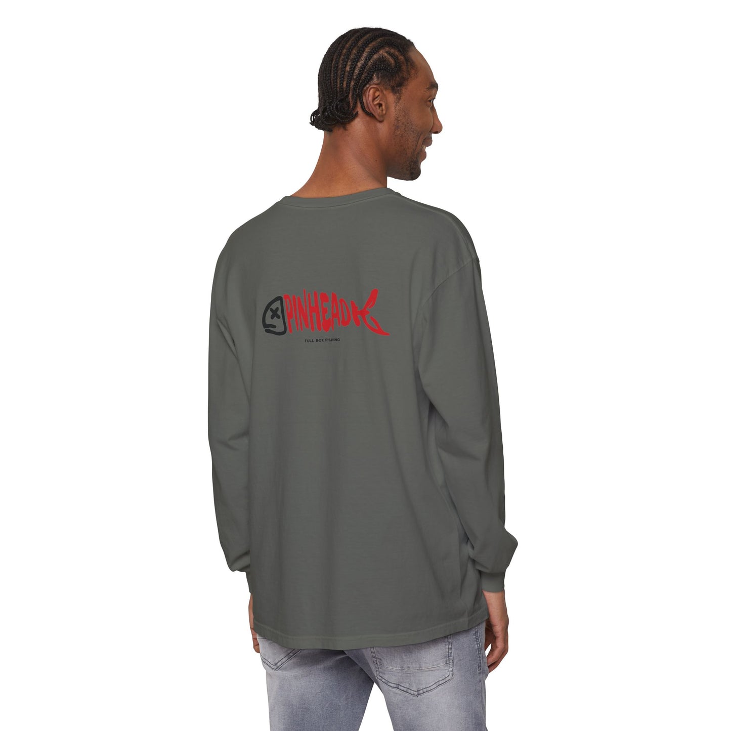 Long Sleeve Tee - Pinhead Full Box Fishing Designs