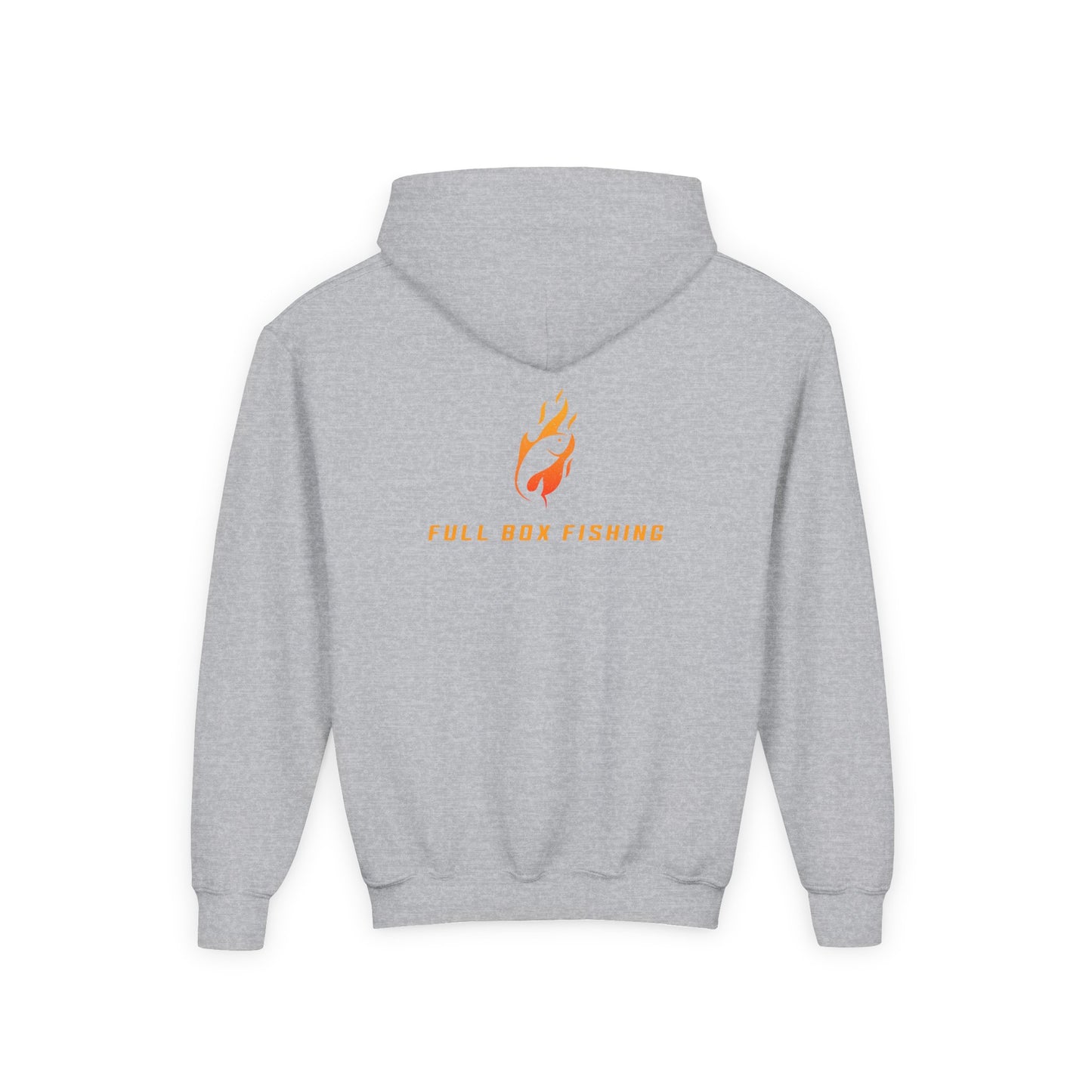 Youth Hooded Sweatshirt - Full Box Fishing Designs