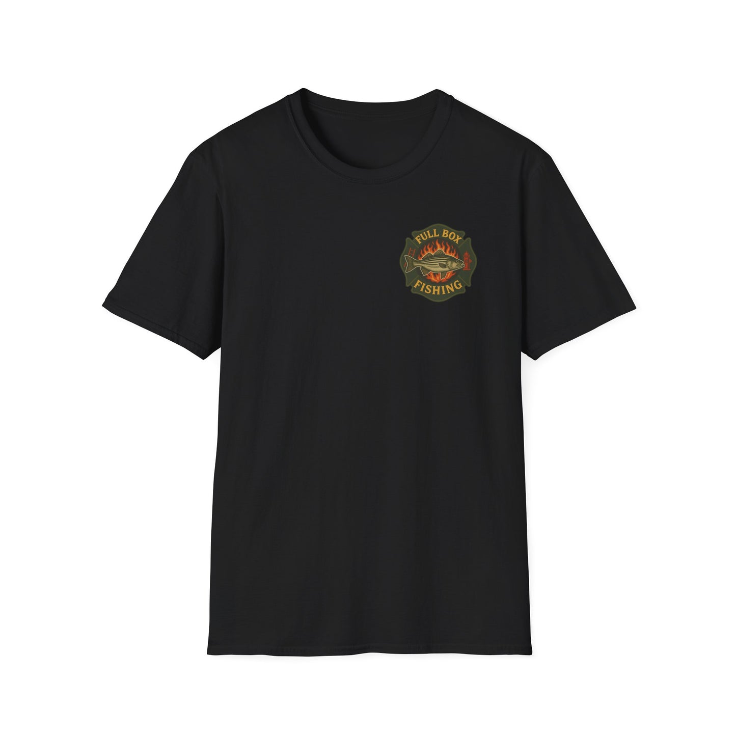 Striper Maltese Cross Tee - Full Box Fishing Designs
