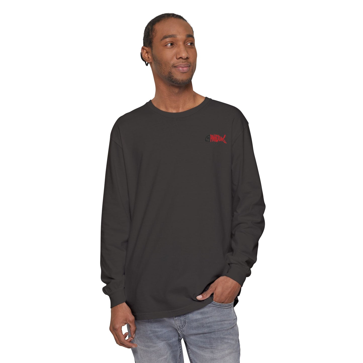 Long Sleeve Tee - Pinhead Full Box Fishing Designs