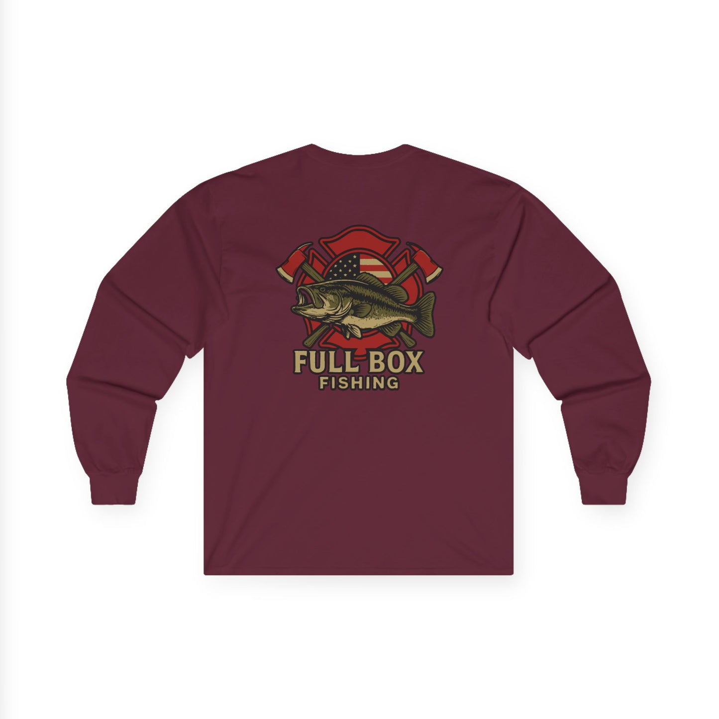Axe Bass Long Sleeve Tee - Full Box Fishing Designs
