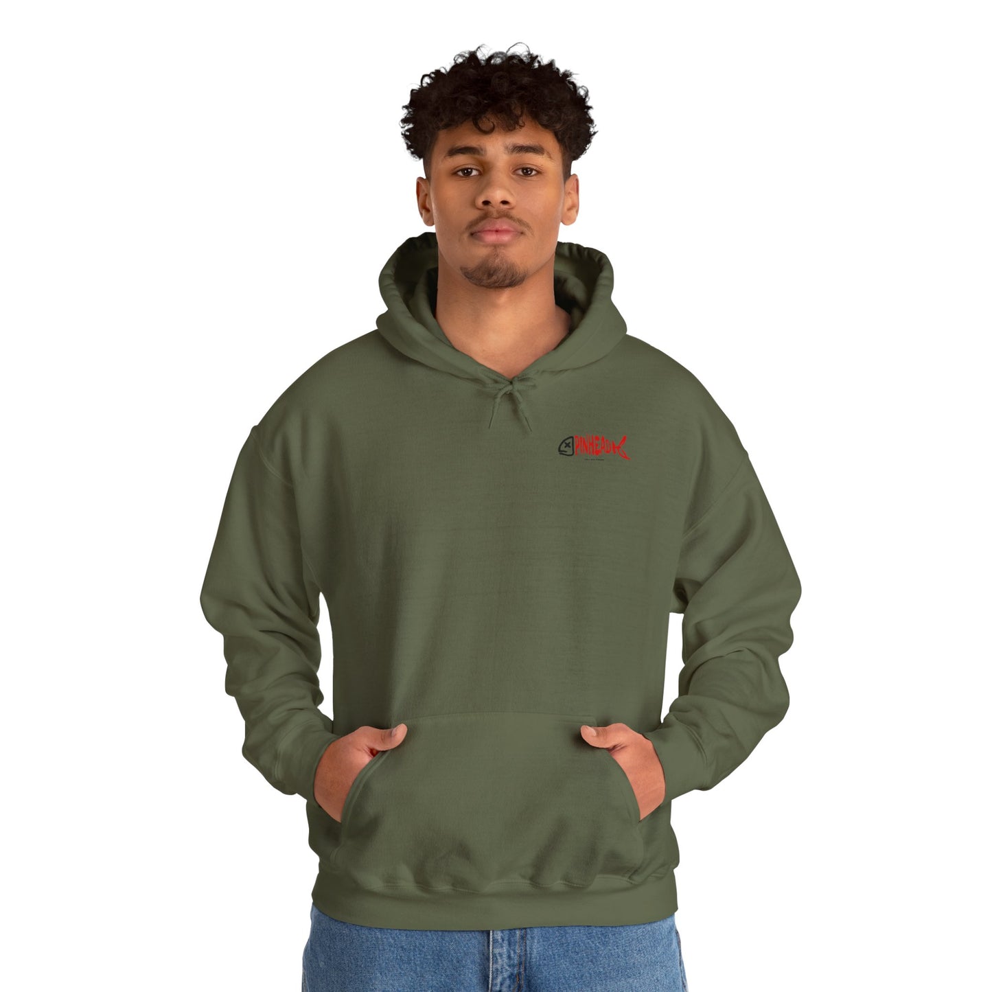 Hooded Sweatshirt - Pinhead Full Box Fishing Designs