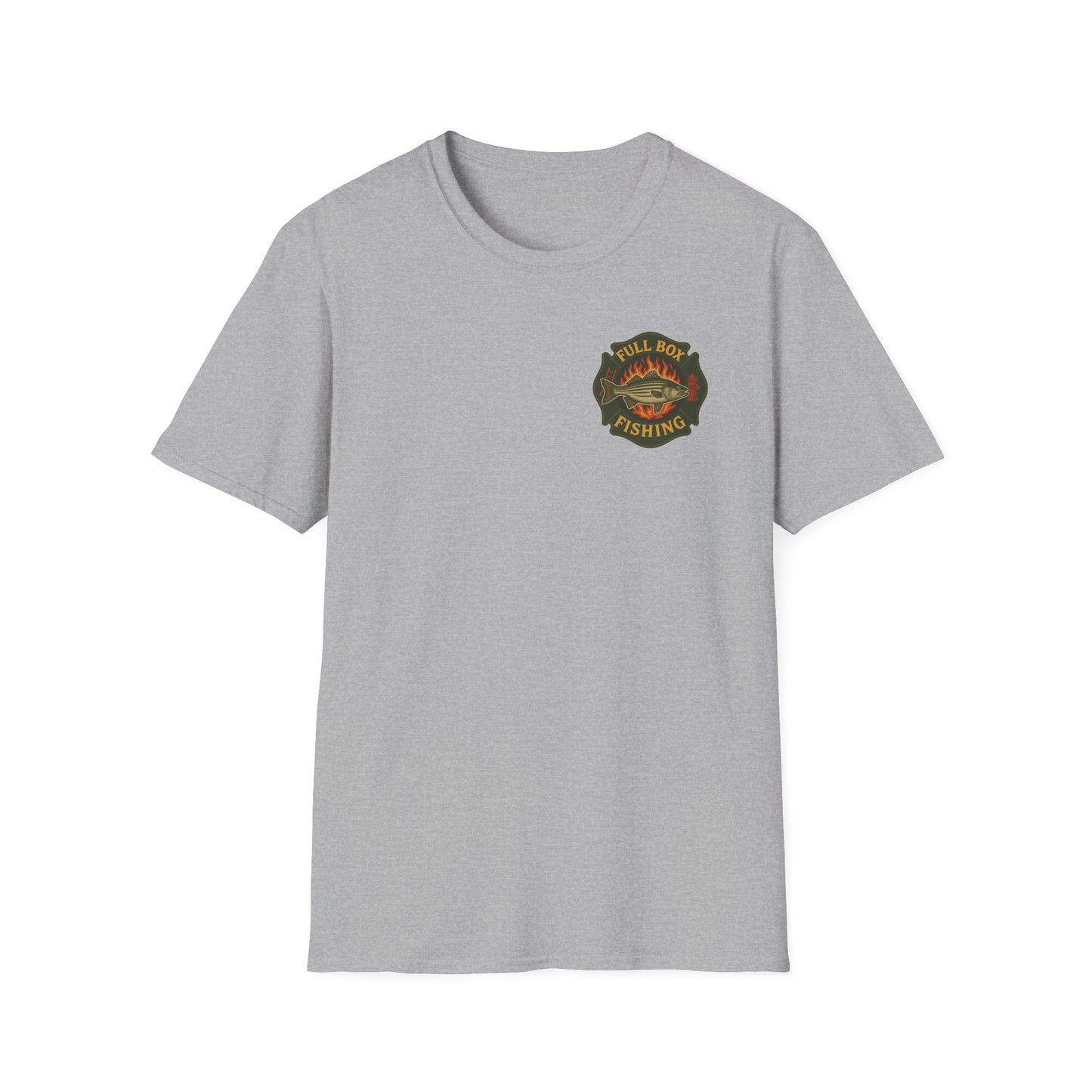 Striper Maltese Cross Tee - Full Box Fishing Designs