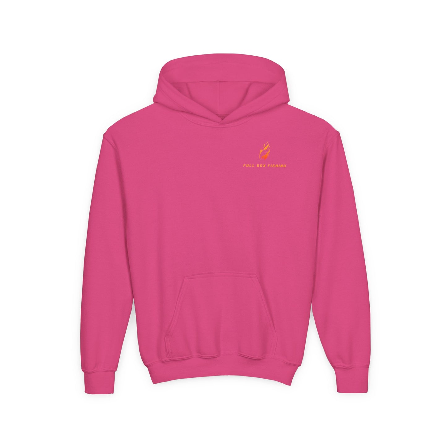 Youth Hooded Sweatshirt - Full Box Fishing Designs