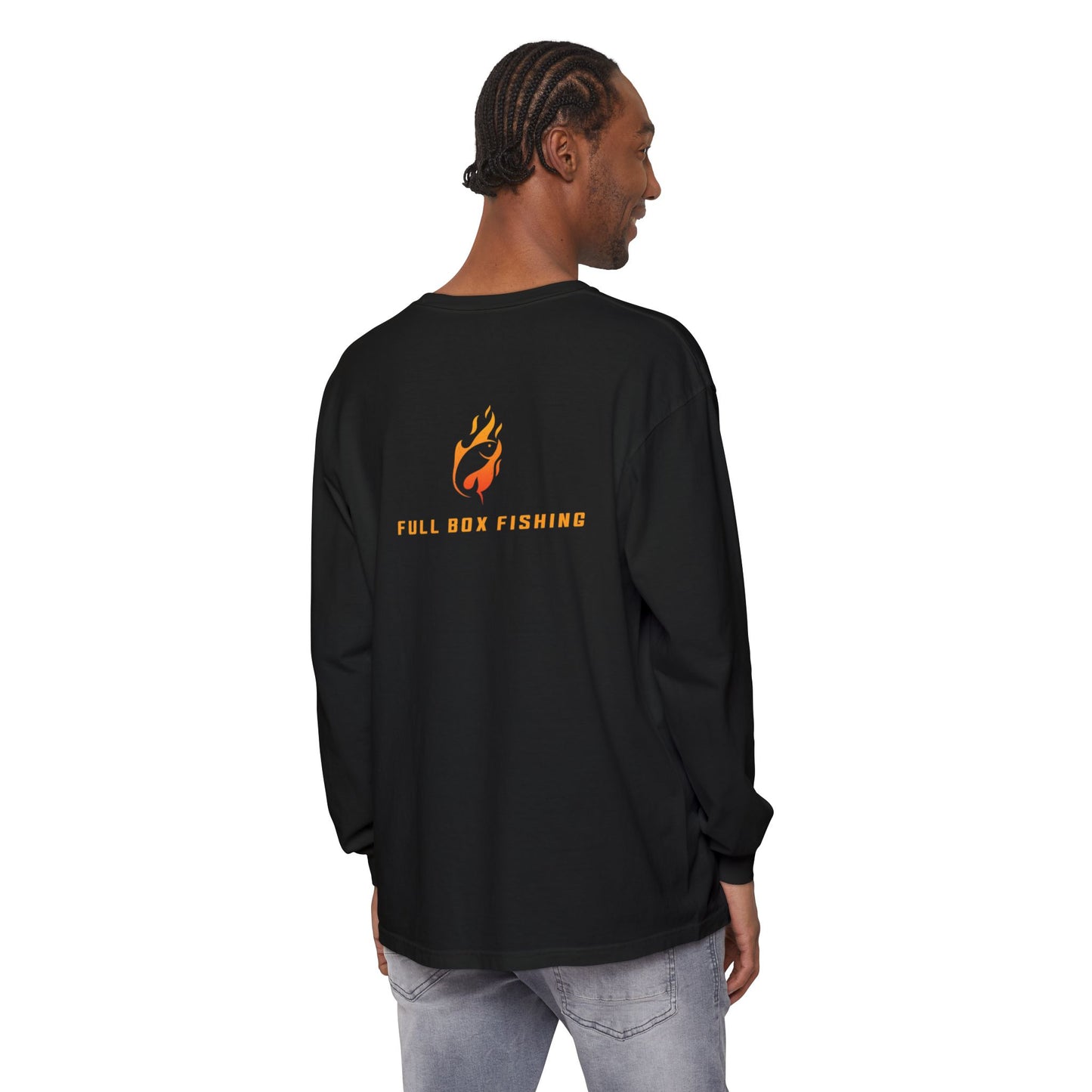 Long Sleeve Tee - Full Box Fishing Designs