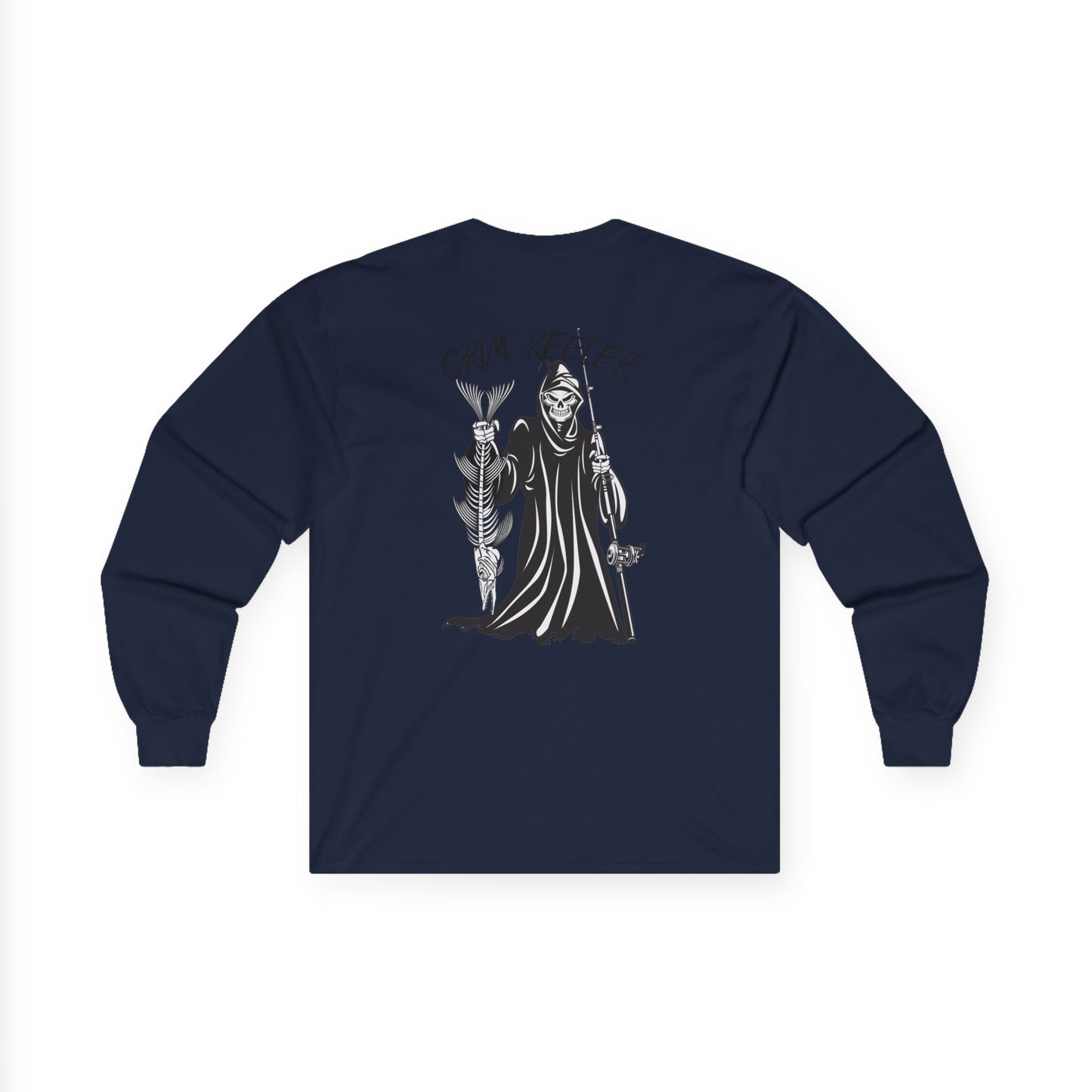 Grim Reeler Long Sleeve Tee - Full Box Fishing Designs