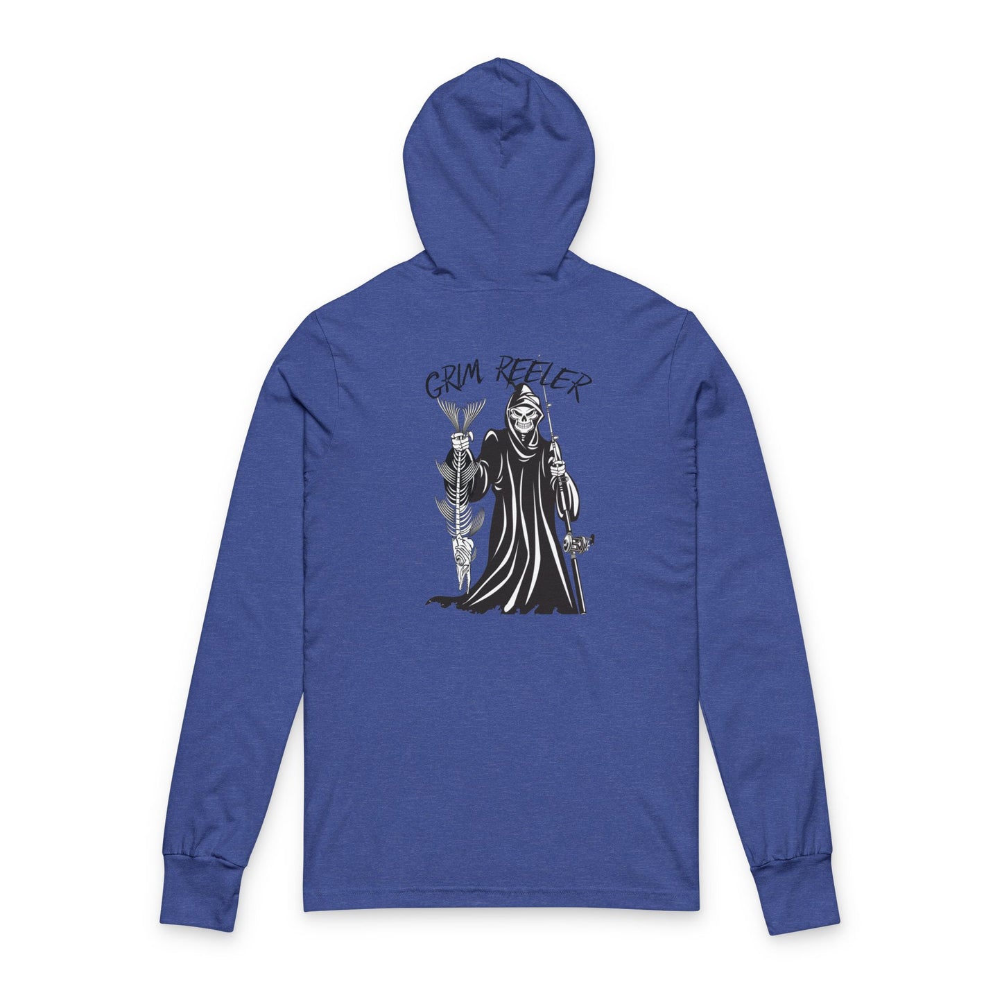 Unisex Hooded Long Sleeve Tee - Full Box Fishing Designs