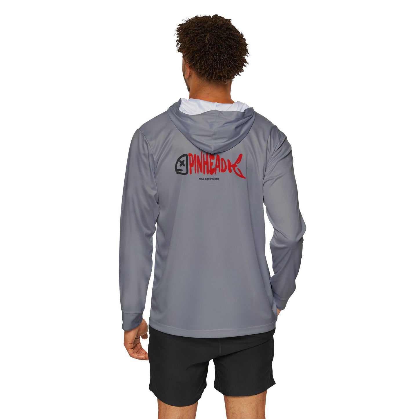 Performance Long Sleeve Hoodie - Pinhead Full Box Fishing Designs