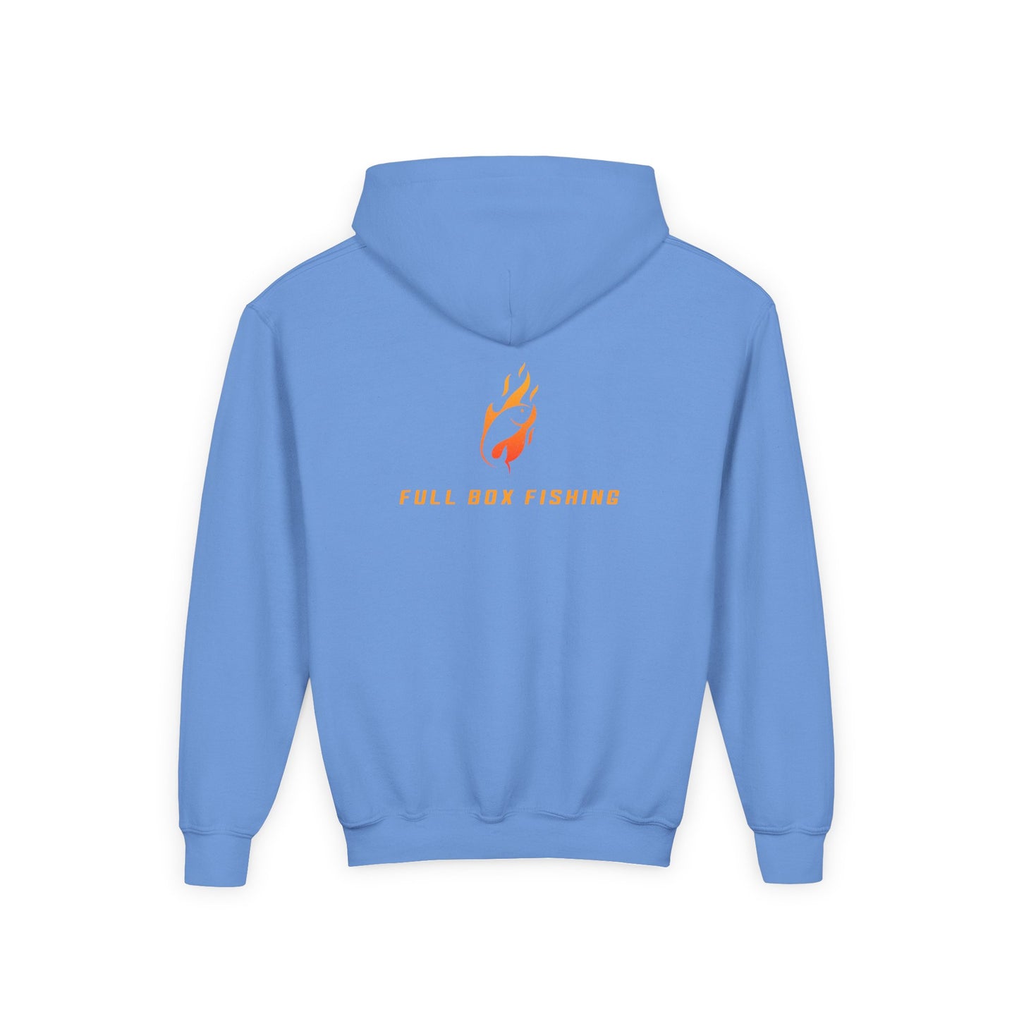 Youth Hooded Sweatshirt - Full Box Fishing Designs