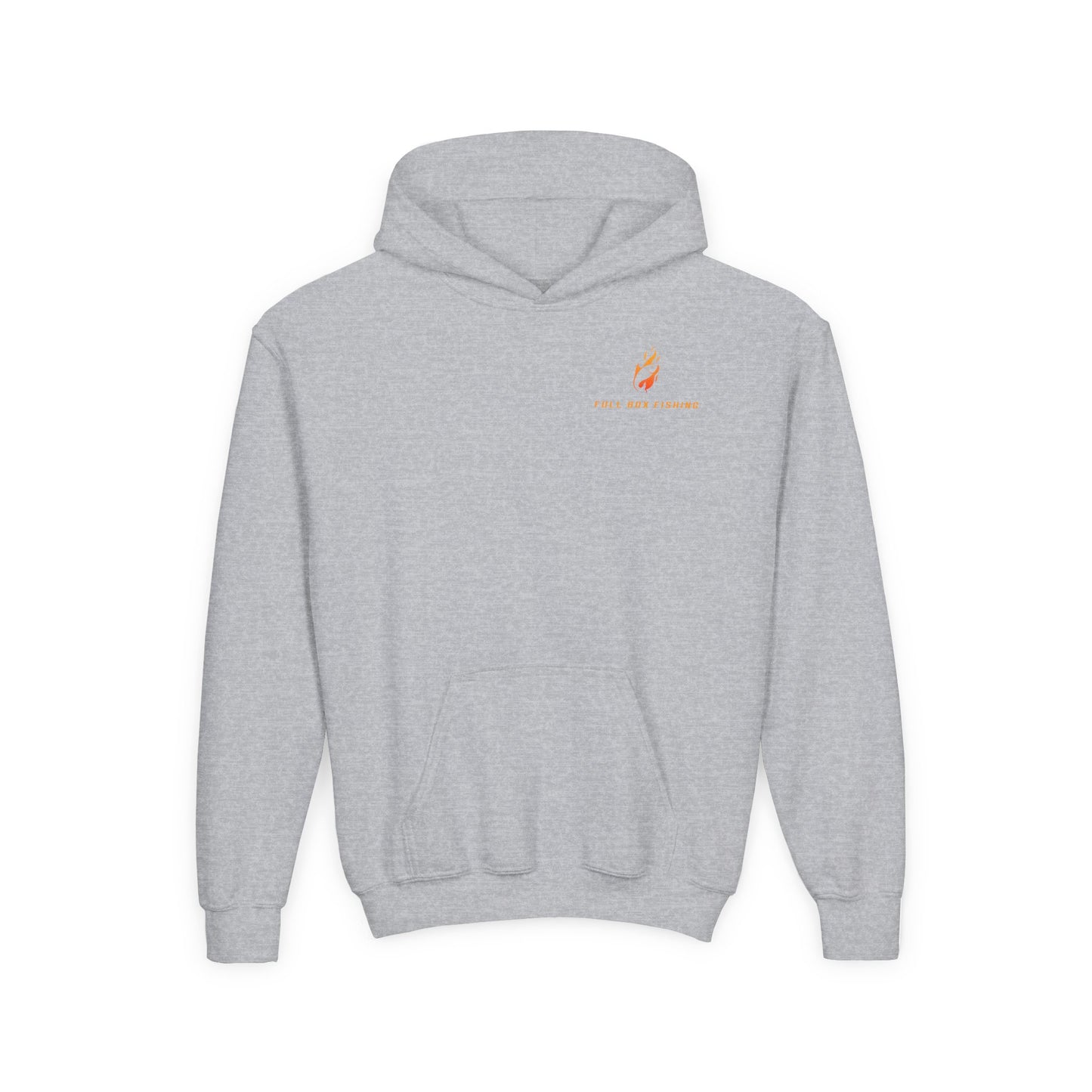 Youth Hooded Sweatshirt - Full Box Fishing Designs