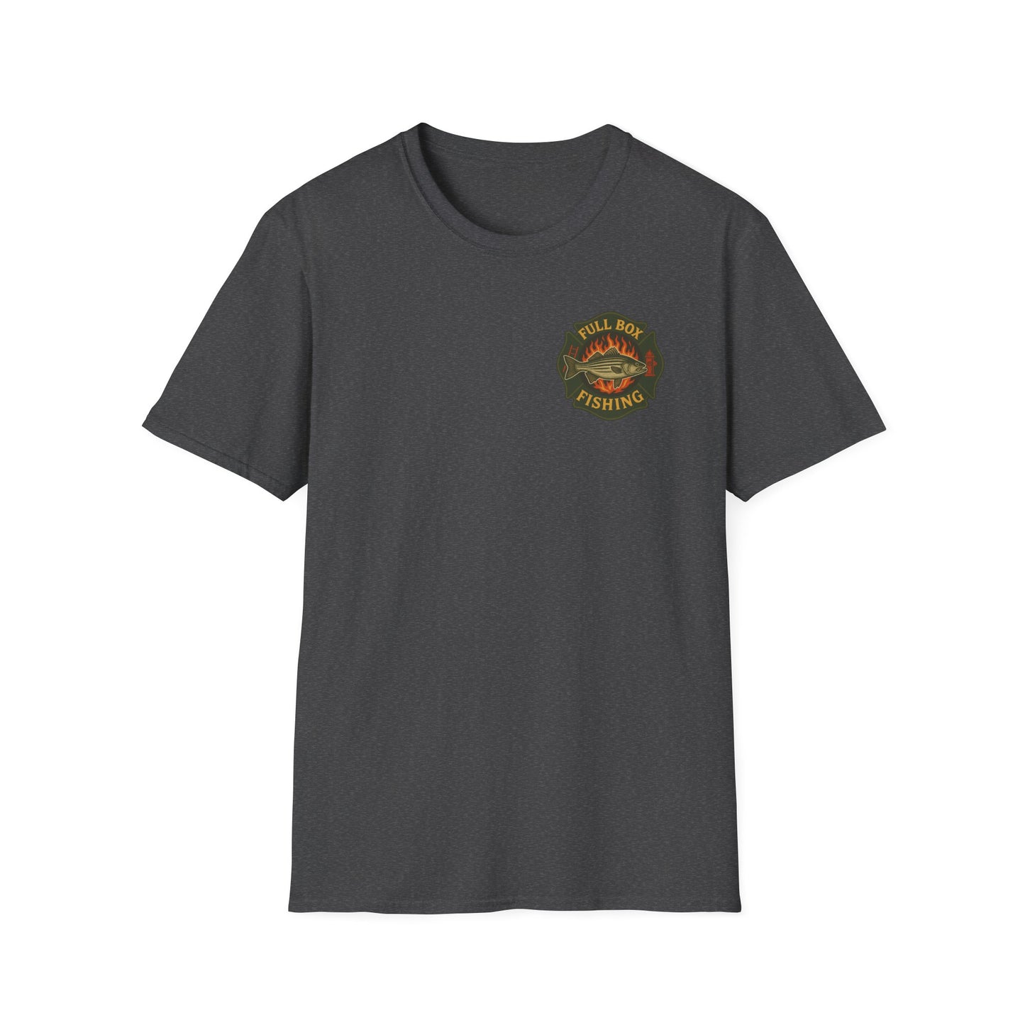 Striper Maltese Cross Tee - Full Box Fishing Designs