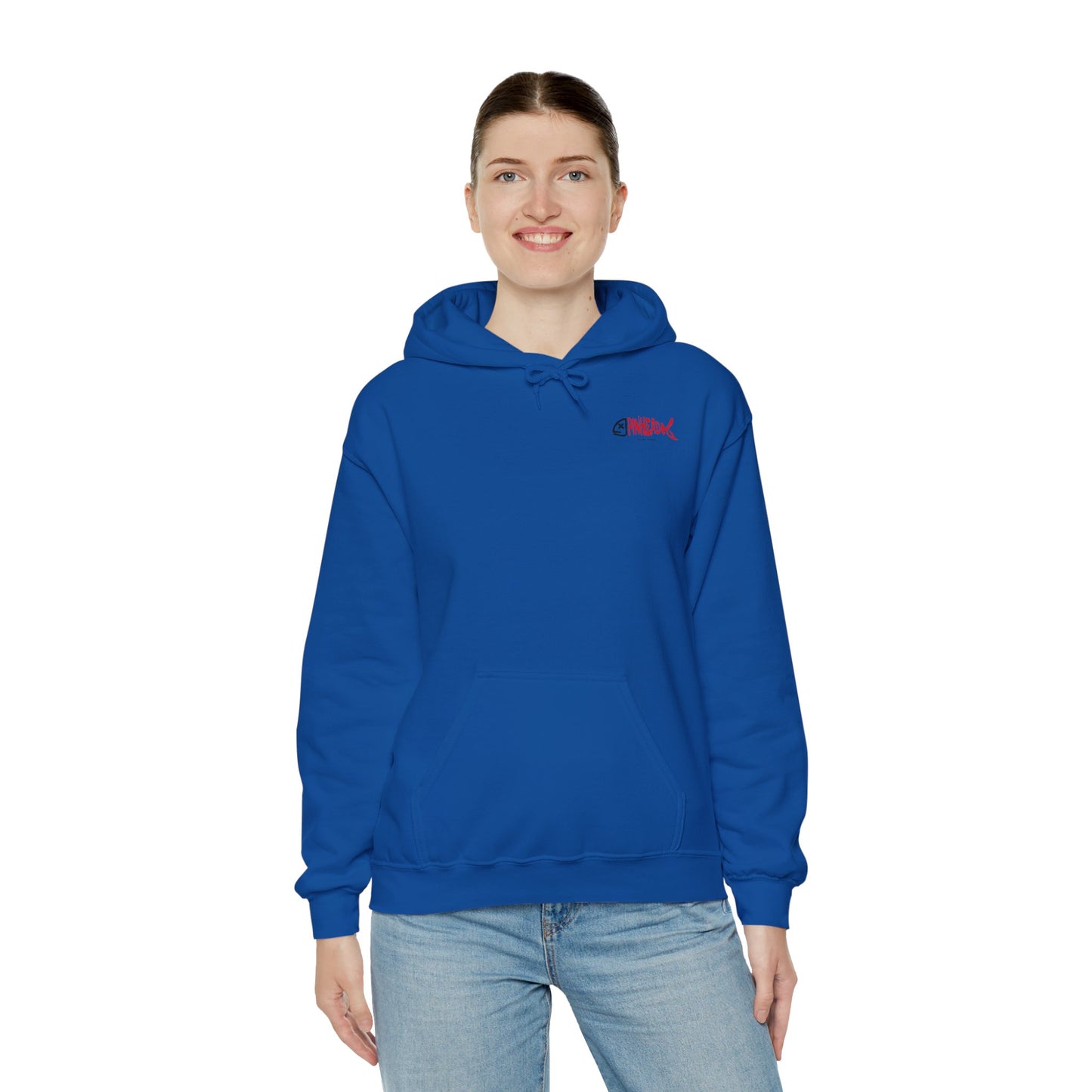 Hooded Sweatshirt - Pinhead Full Box Fishing Designs