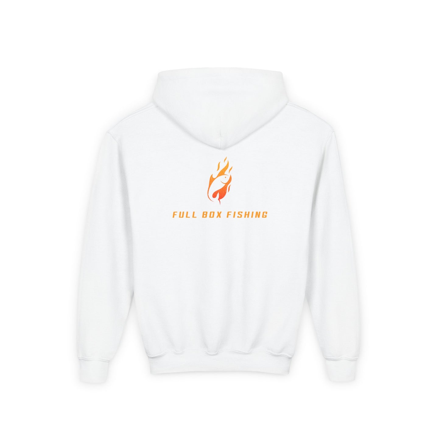 Youth Hooded Sweatshirt - Full Box Fishing Designs