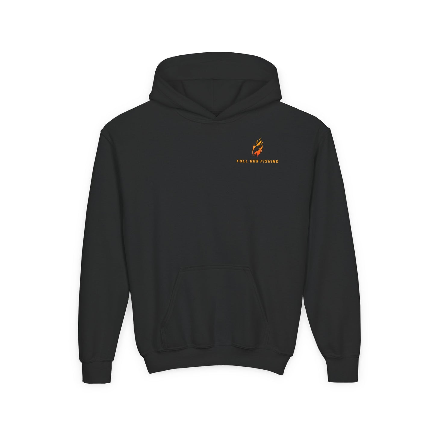 Youth Hooded Sweatshirt - Full Box Fishing Designs