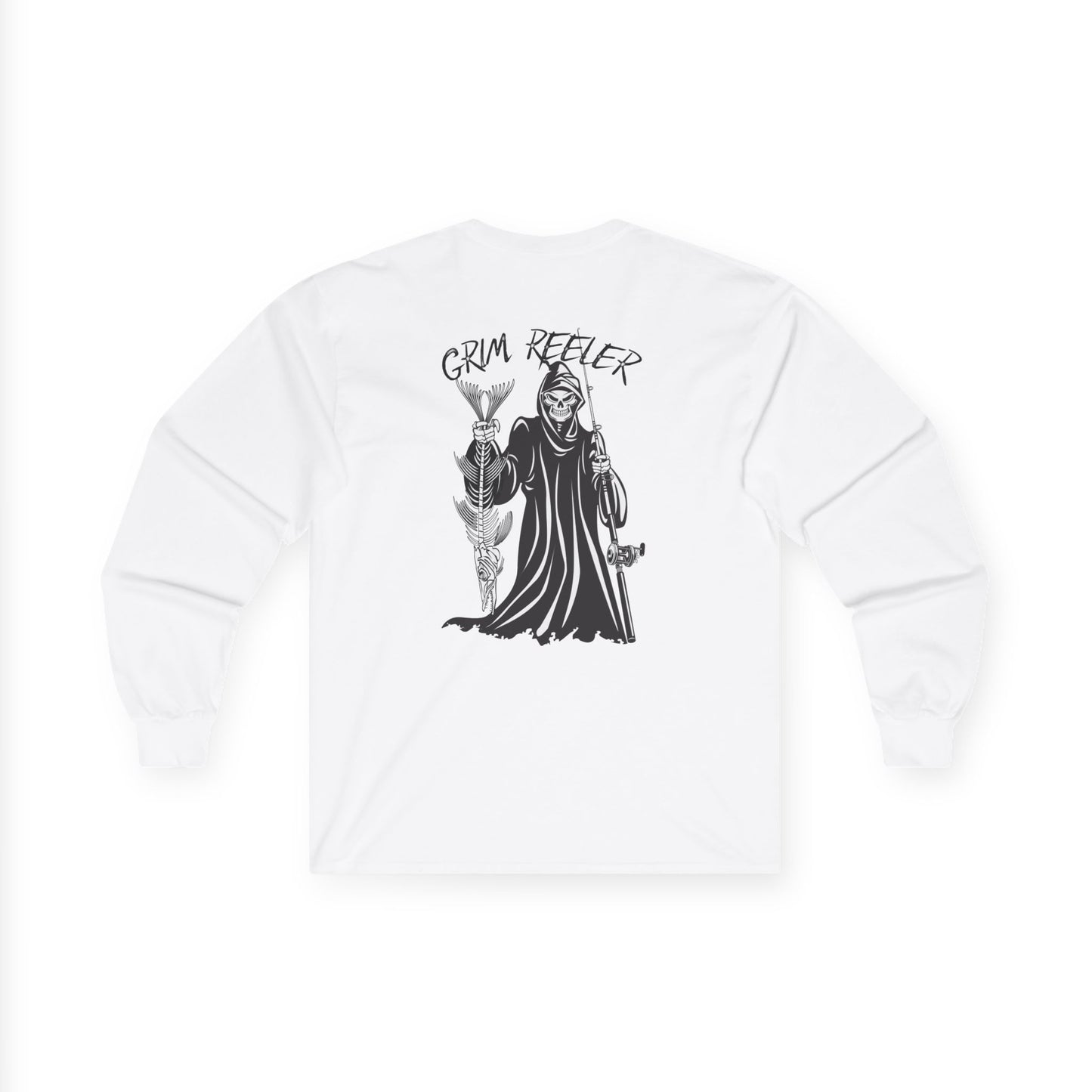 Grim Reeler Long Sleeve Tee - Full Box Fishing Designs