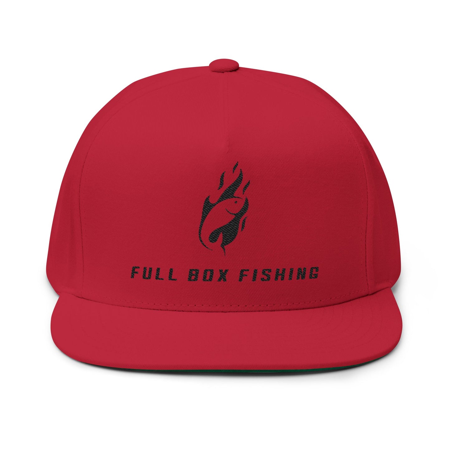 Flat Bill Hat - Full Box Fishing Designs