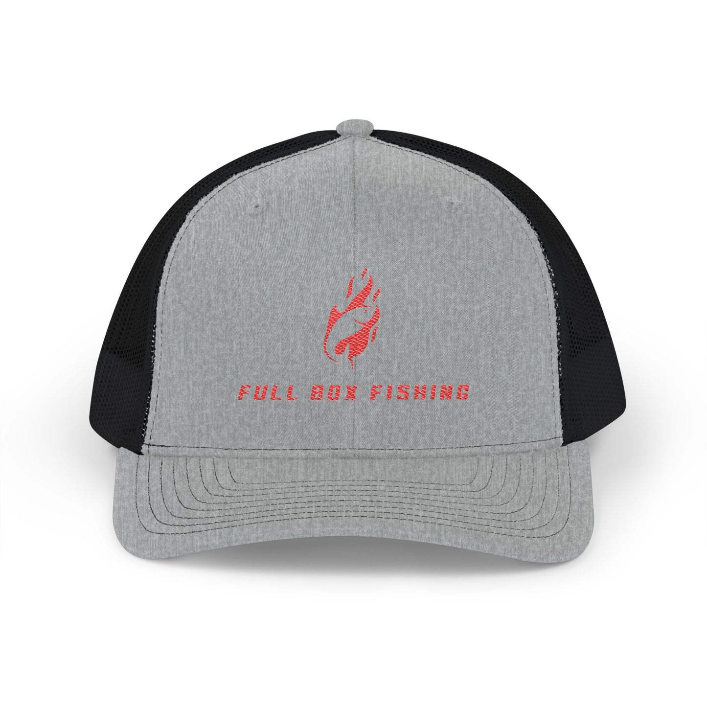 Richardson 112 Embroidered Snapback Trucker Cap - Full Box Fishing Designs