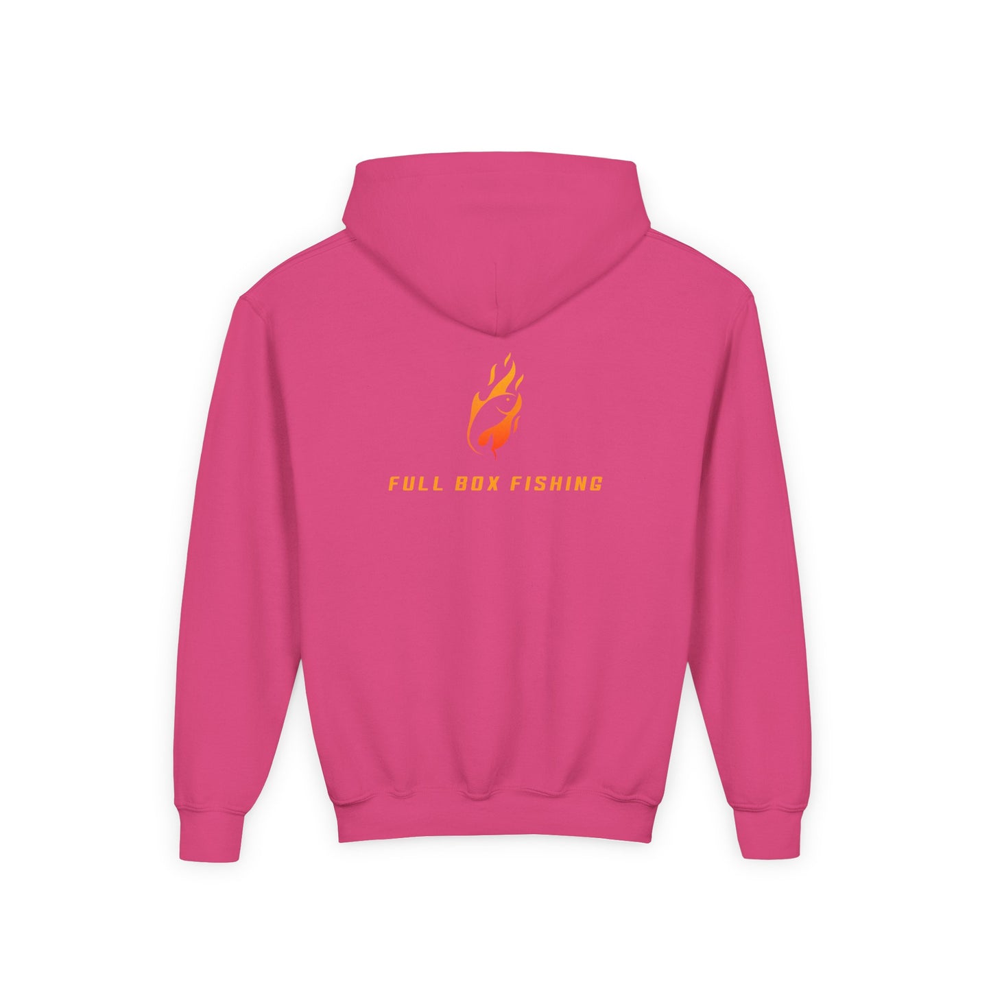 Youth Hooded Sweatshirt - Full Box Fishing Designs