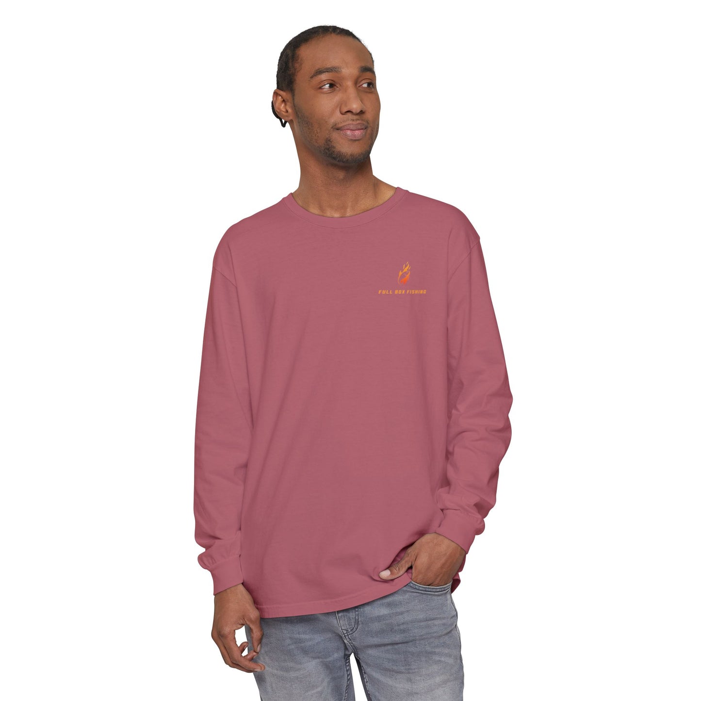 Long Sleeve Tee - Full Box Fishing Designs