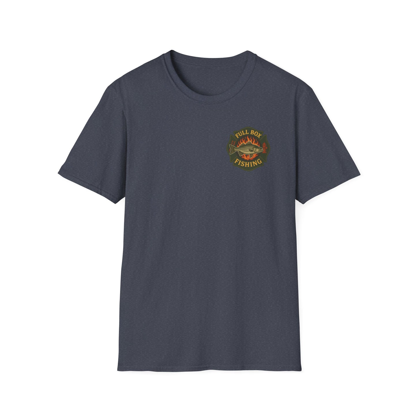 Striper Maltese Cross Tee - Full Box Fishing Designs