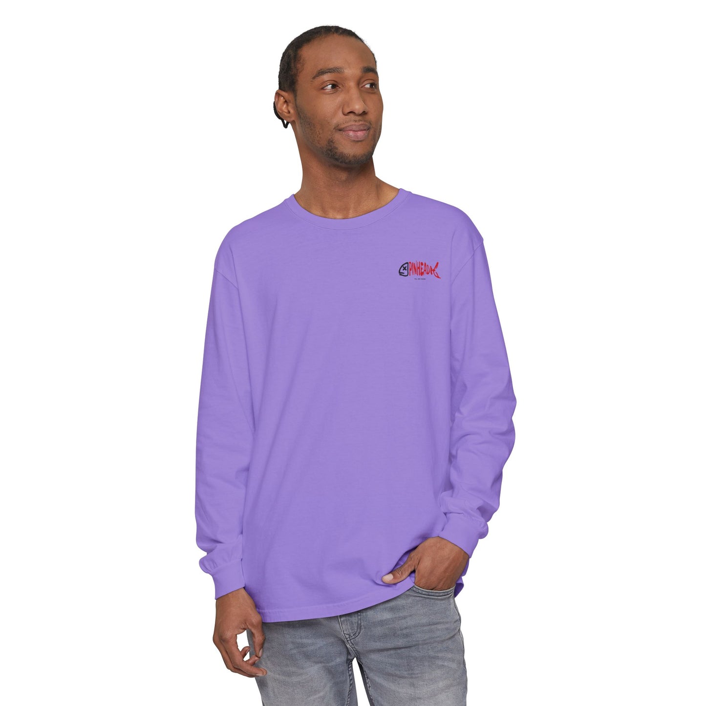 Long Sleeve Tee - Pinhead Full Box Fishing Designs