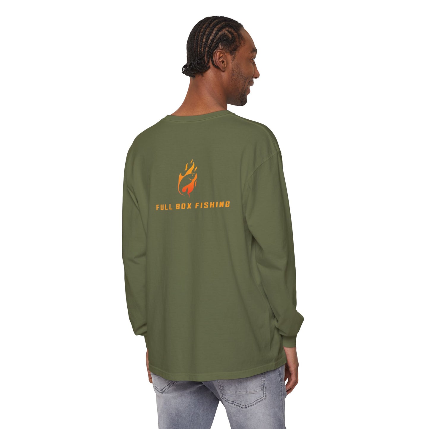 Long Sleeve Tee - Full Box Fishing Designs