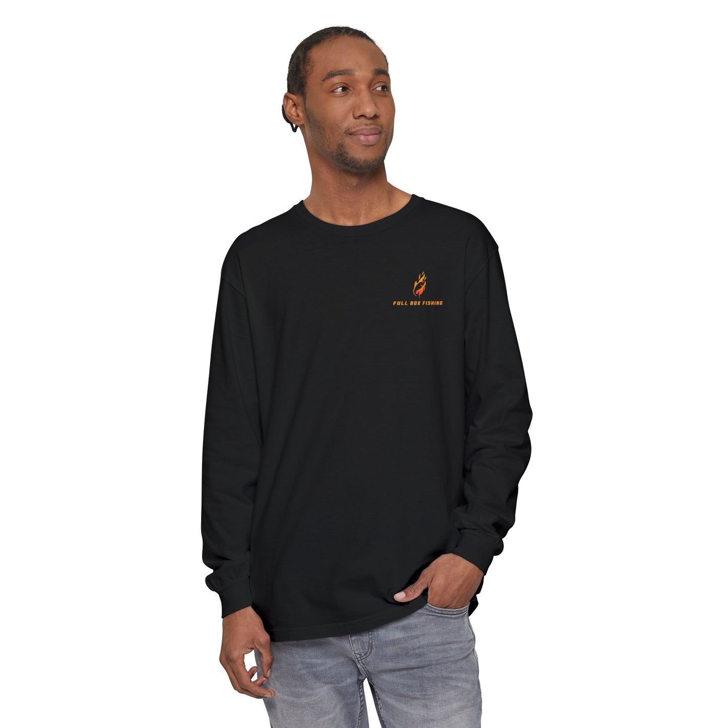 Long Sleeve Tee - Full Box Fishing Designs