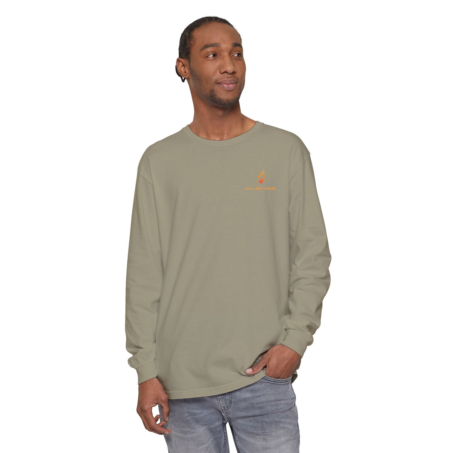 Long Sleeve Tee - Full Box Fishing Designs