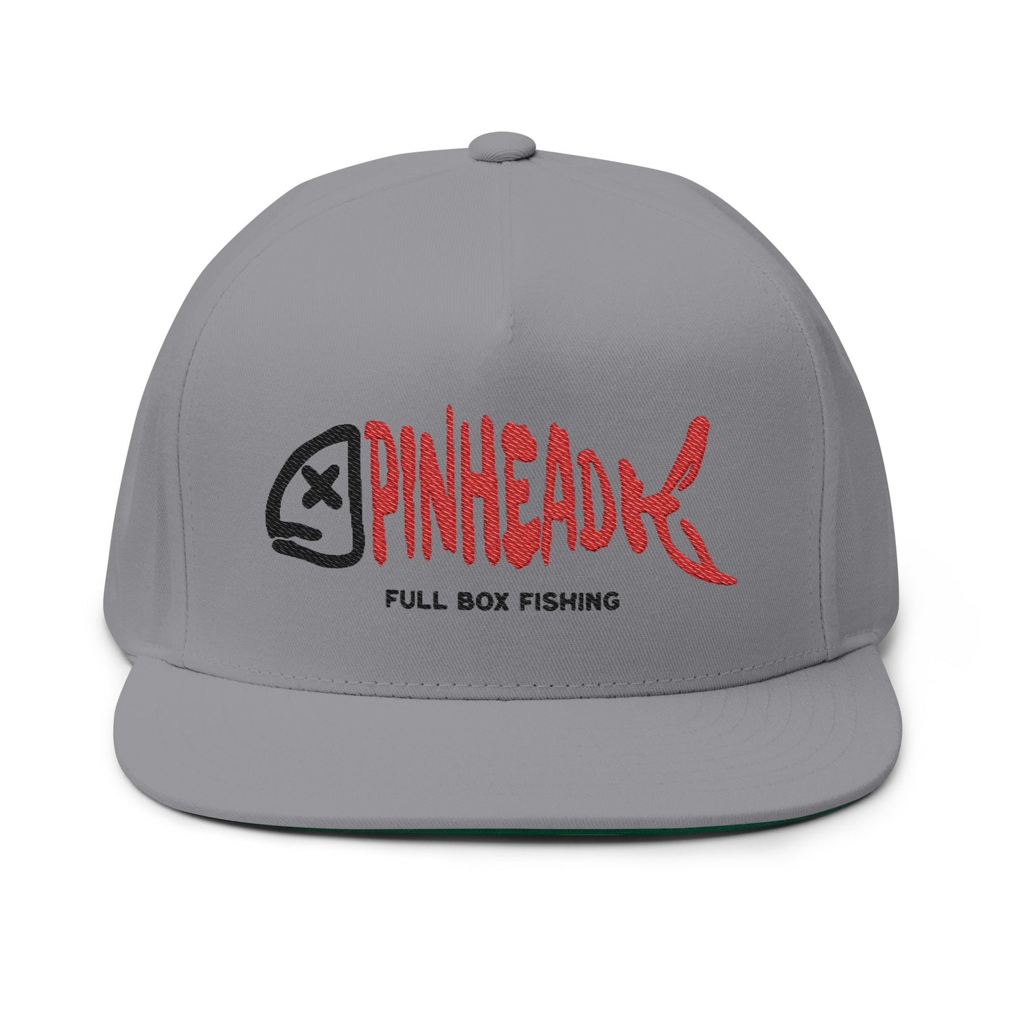 Flat Bill Hat - Pinhead Full Box Fishing Designs