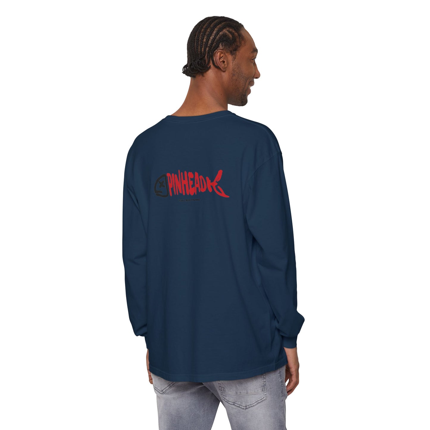 Long Sleeve Tee - Pinhead Full Box Fishing Designs