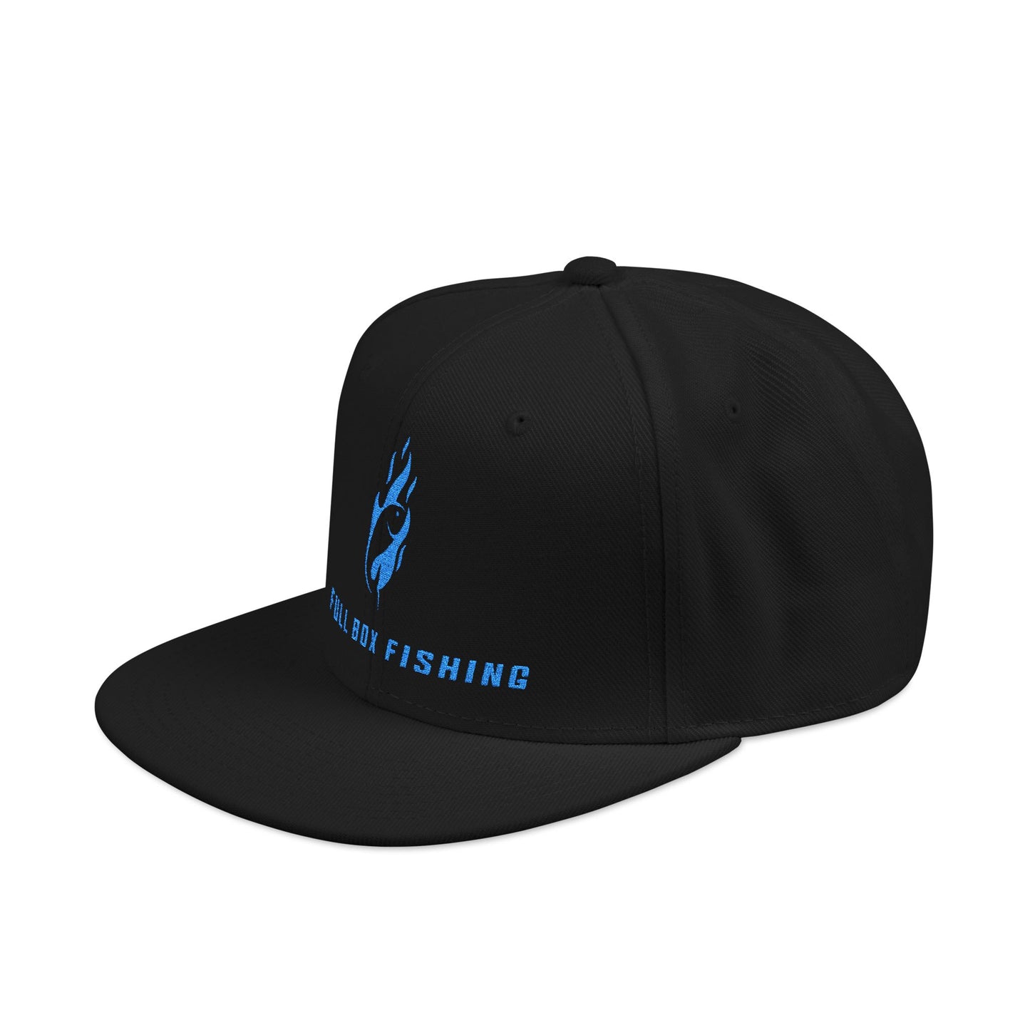 Embroidered Snapback Cap - Full Box Fishing Designs