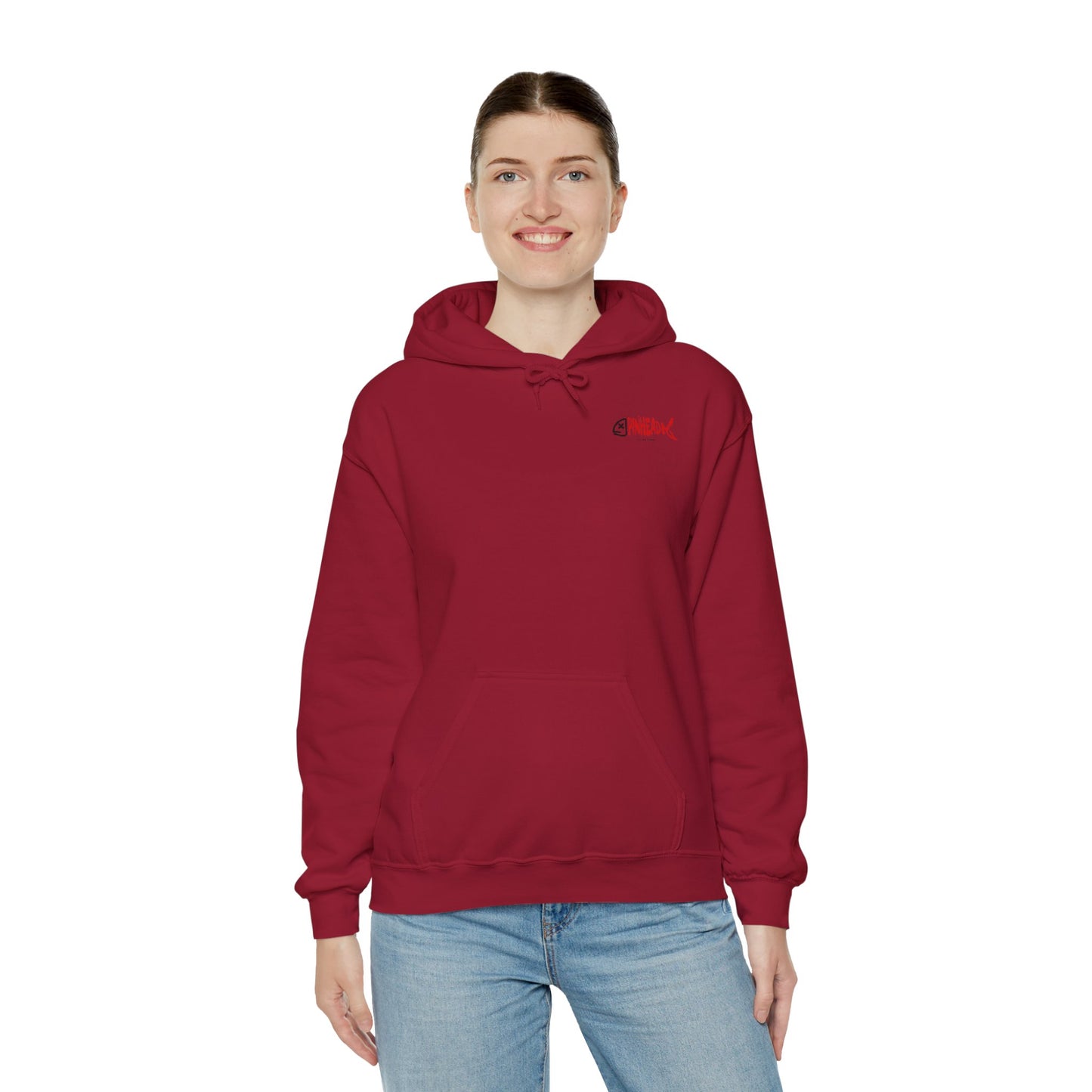 Hooded Sweatshirt - Pinhead Full Box Fishing Designs
