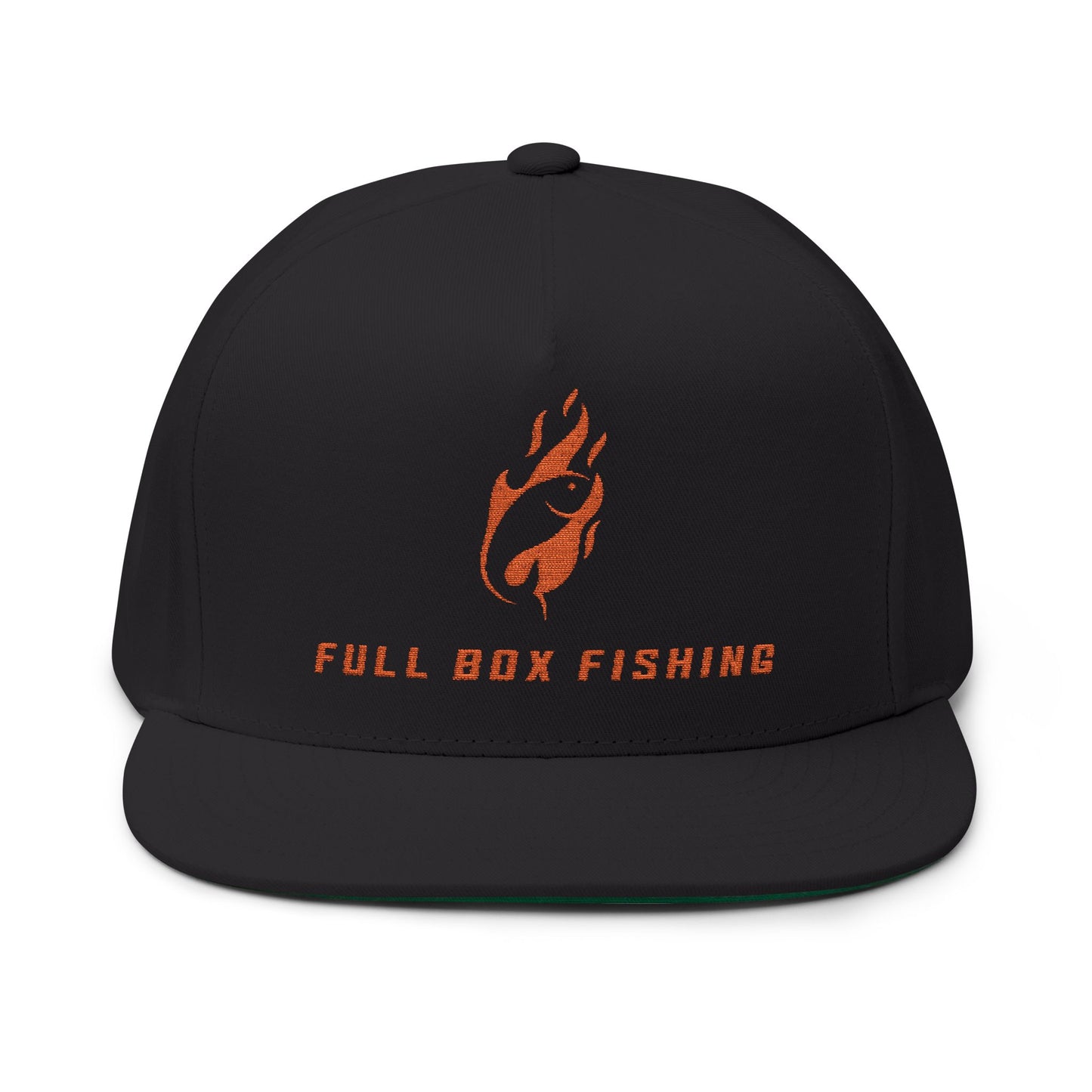 Flat Bill Hat - Full Box Fishing Designs