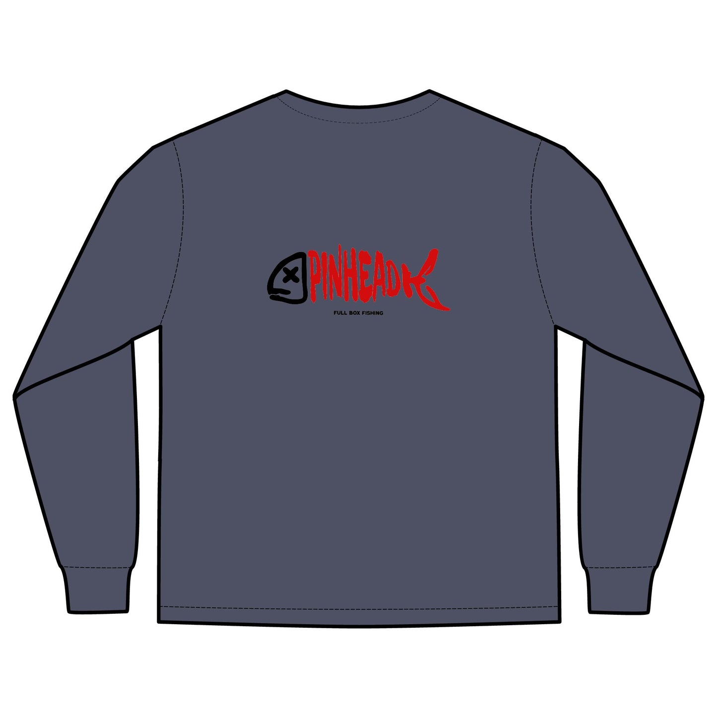 Long Sleeve Pocket T-Shirt - Full Box Fishing Designs