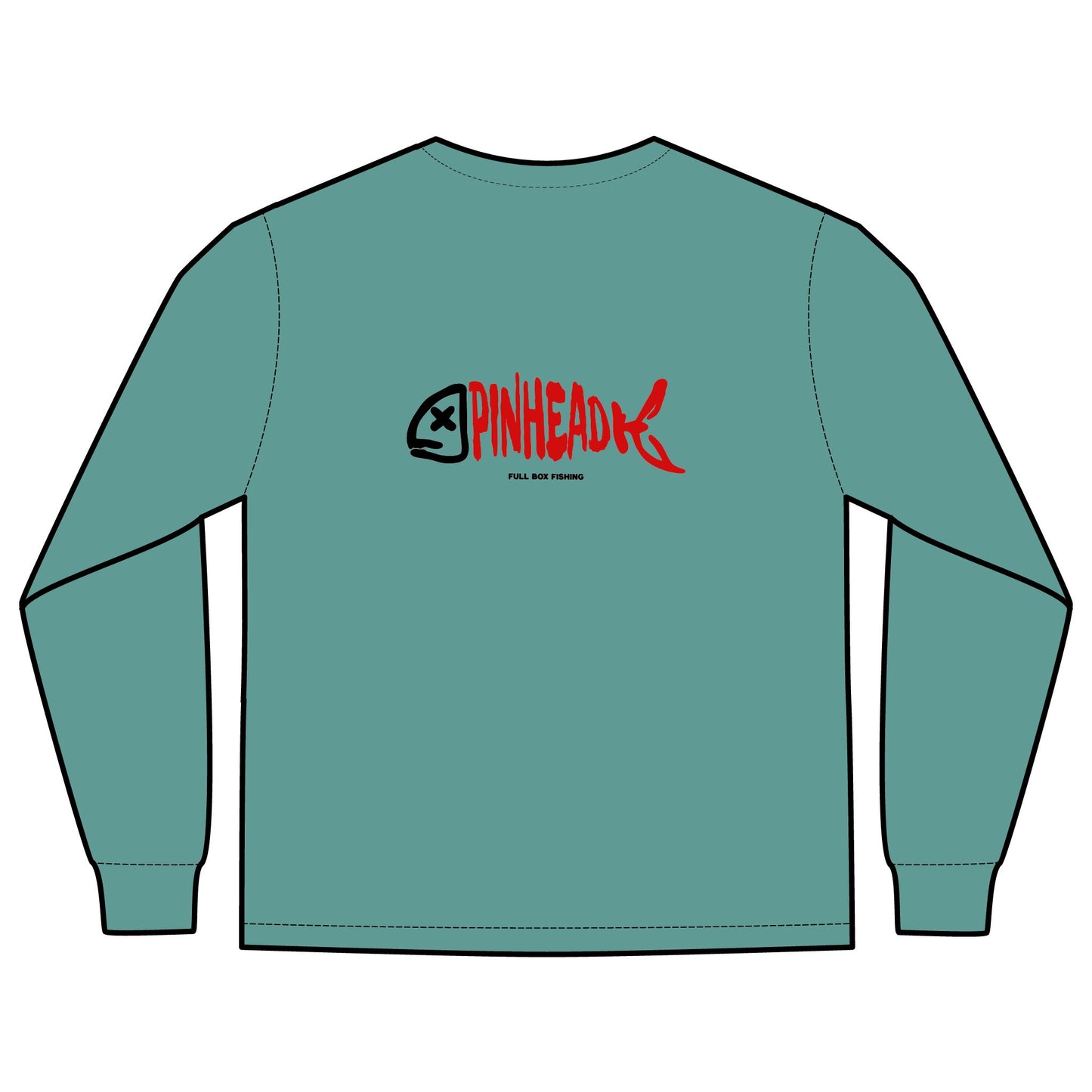 Long Sleeve Pocket T-Shirt - Full Box Fishing Designs