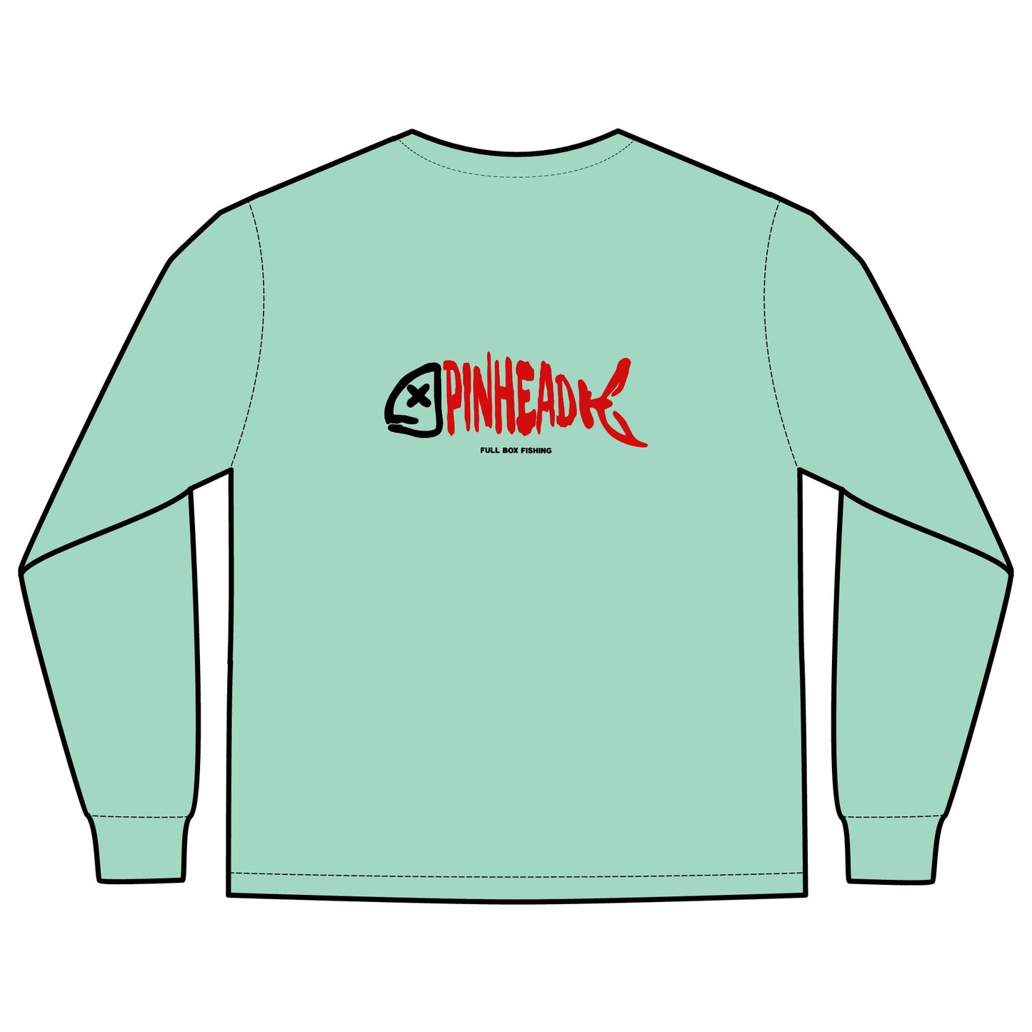 Long Sleeve Pocket T-Shirt - Full Box Fishing Designs