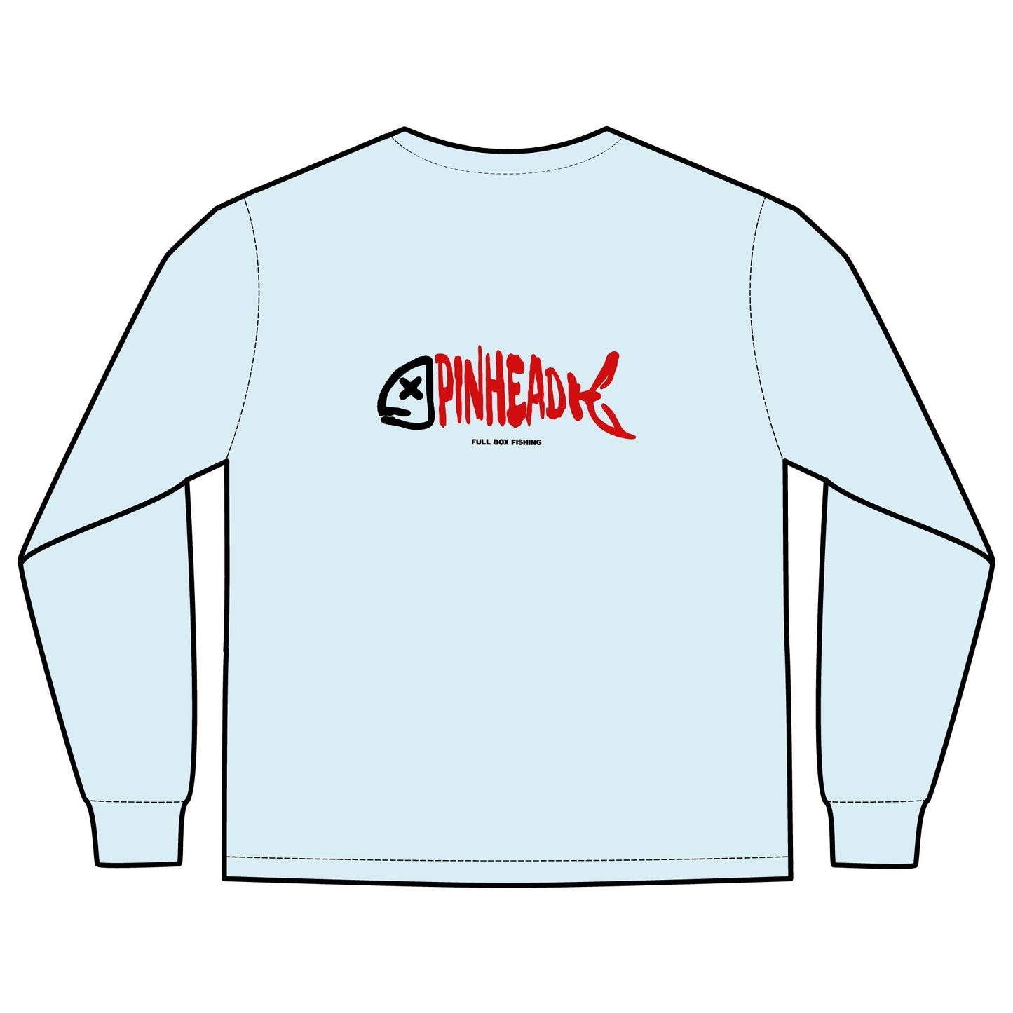 Long Sleeve Pocket T-Shirt - Full Box Fishing Designs
