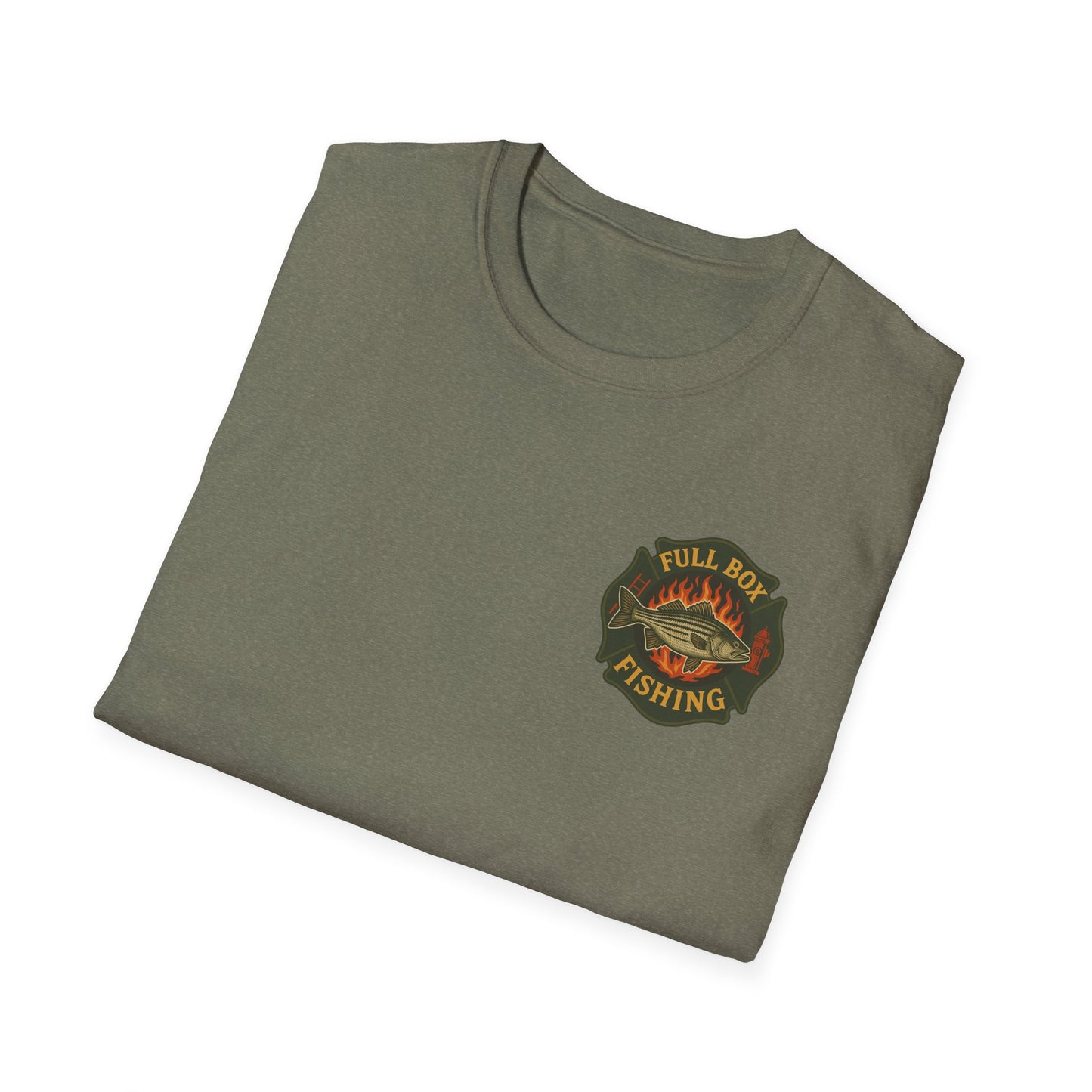 Striper Maltese Cross Tee - Full Box Fishing Designs