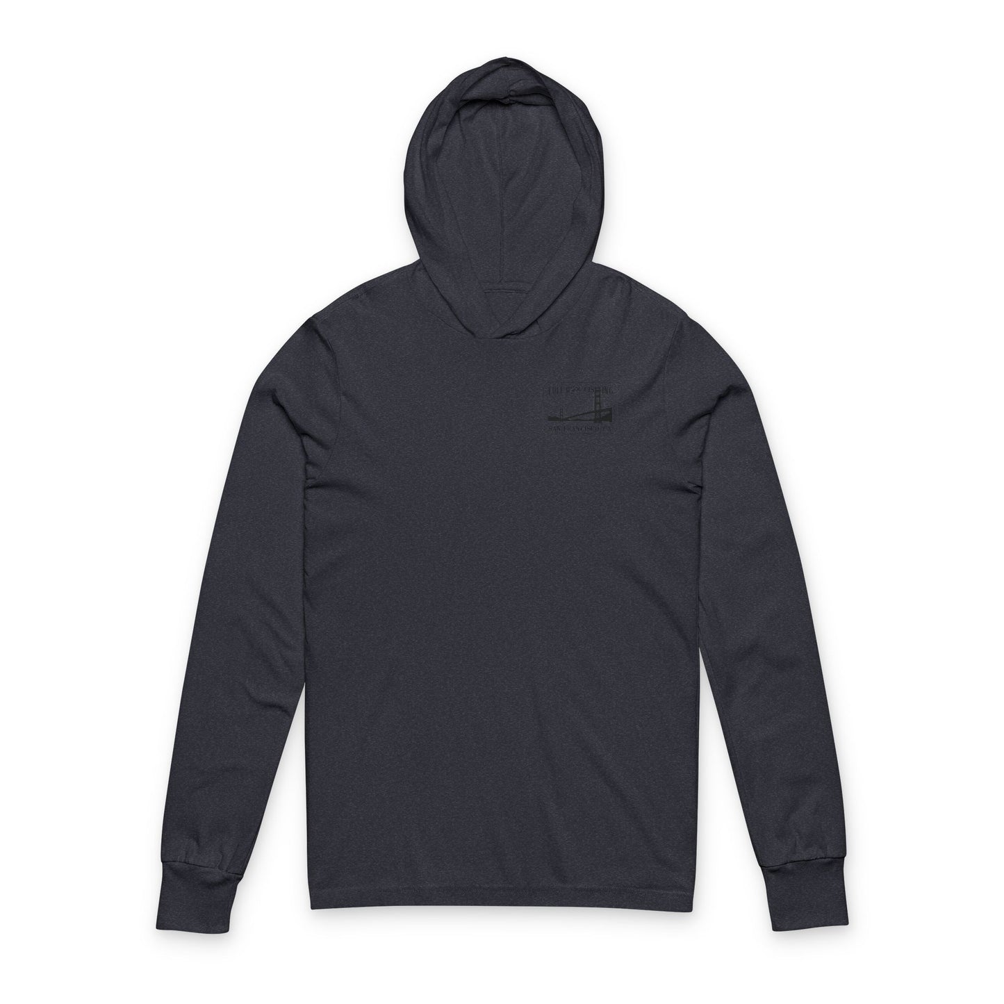 Hooded Long Sleeve Tee - Full Box Fishing Designs