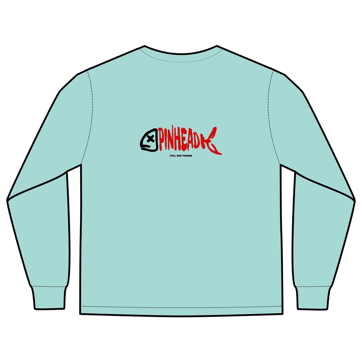 Long Sleeve Pocket T-Shirt - Full Box Fishing Designs