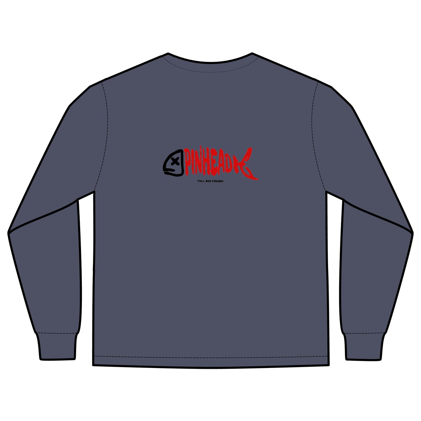 Long Sleeve Pocket T-Shirt - Full Box Fishing Designs