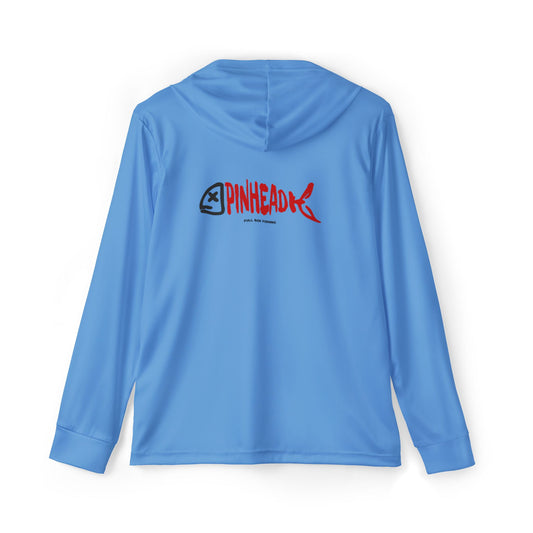 Performance Long Sleeve Hoodie - Pinhead Full Box Fishing Designs