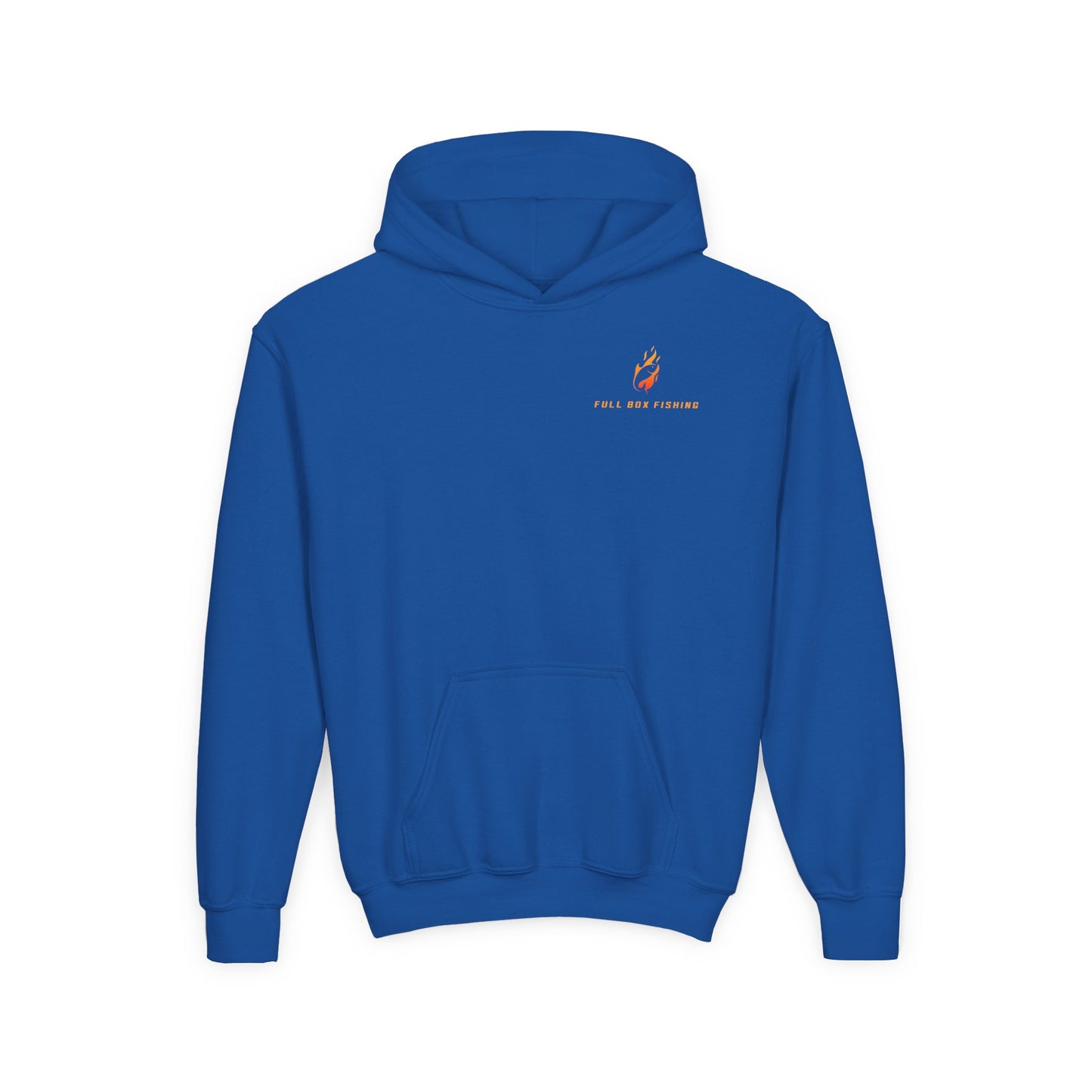 Youth Hooded Sweatshirt - Full Box Fishing Designs