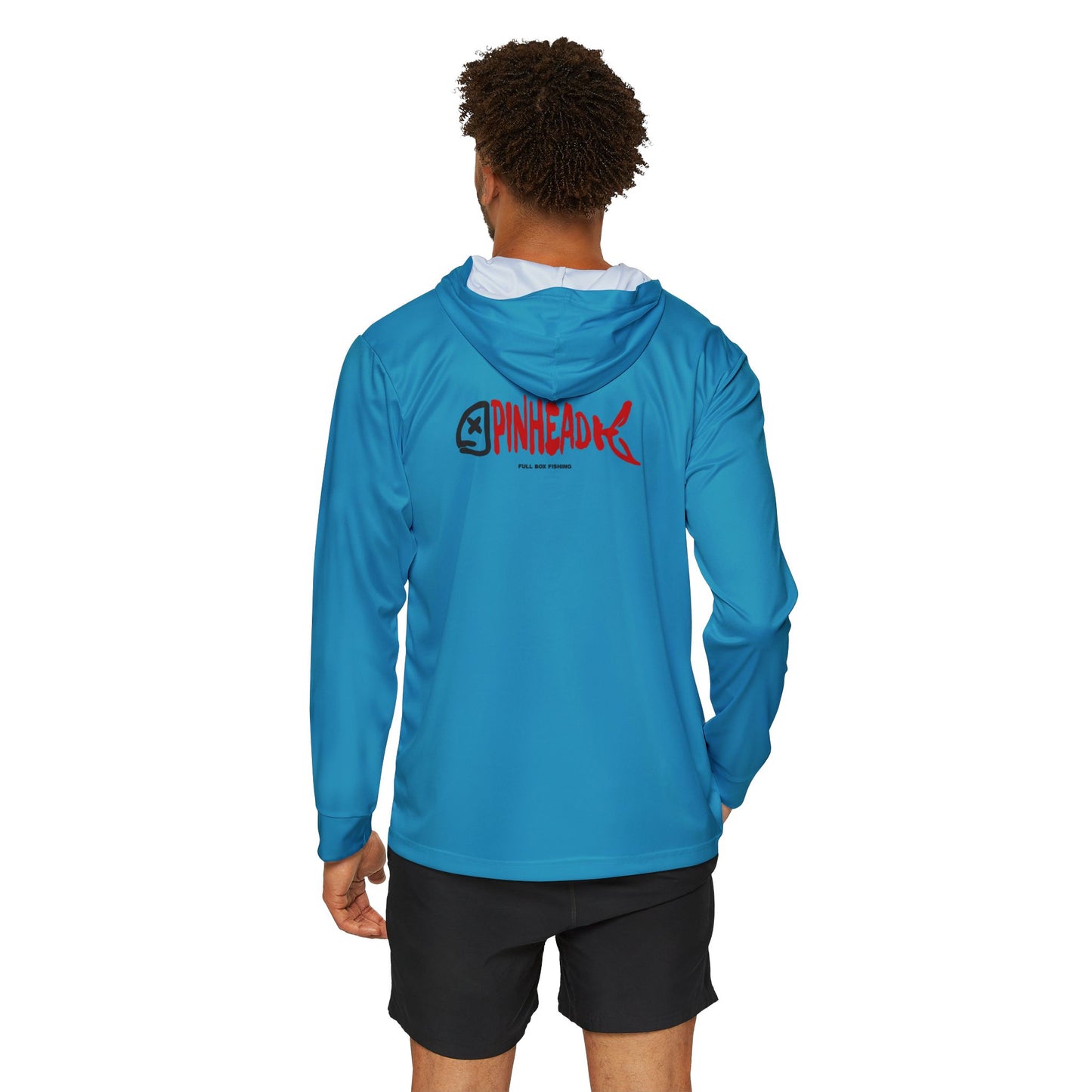 Performance Long Sleeve Hoodie - Pinhead Full Box Fishing Designs