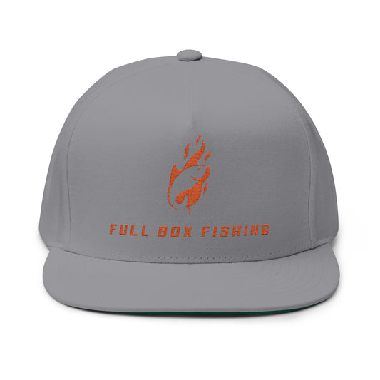 Flat Bill Hat - Full Box Fishing Designs