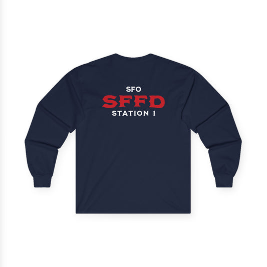 SFO Fire Station Long Sleeve Tee - SFFD Design