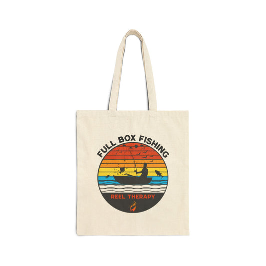 Full Box Fishing Tote Bag - Reel Therapy