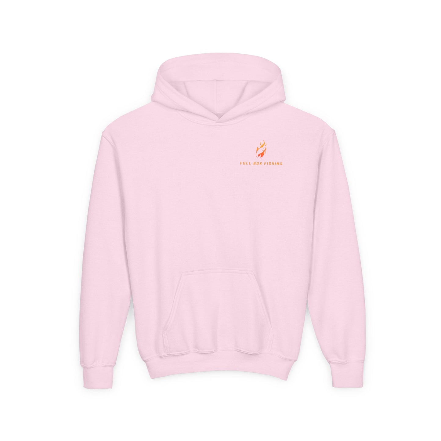Youth Hooded Sweatshirt - Full Box Fishing Designs