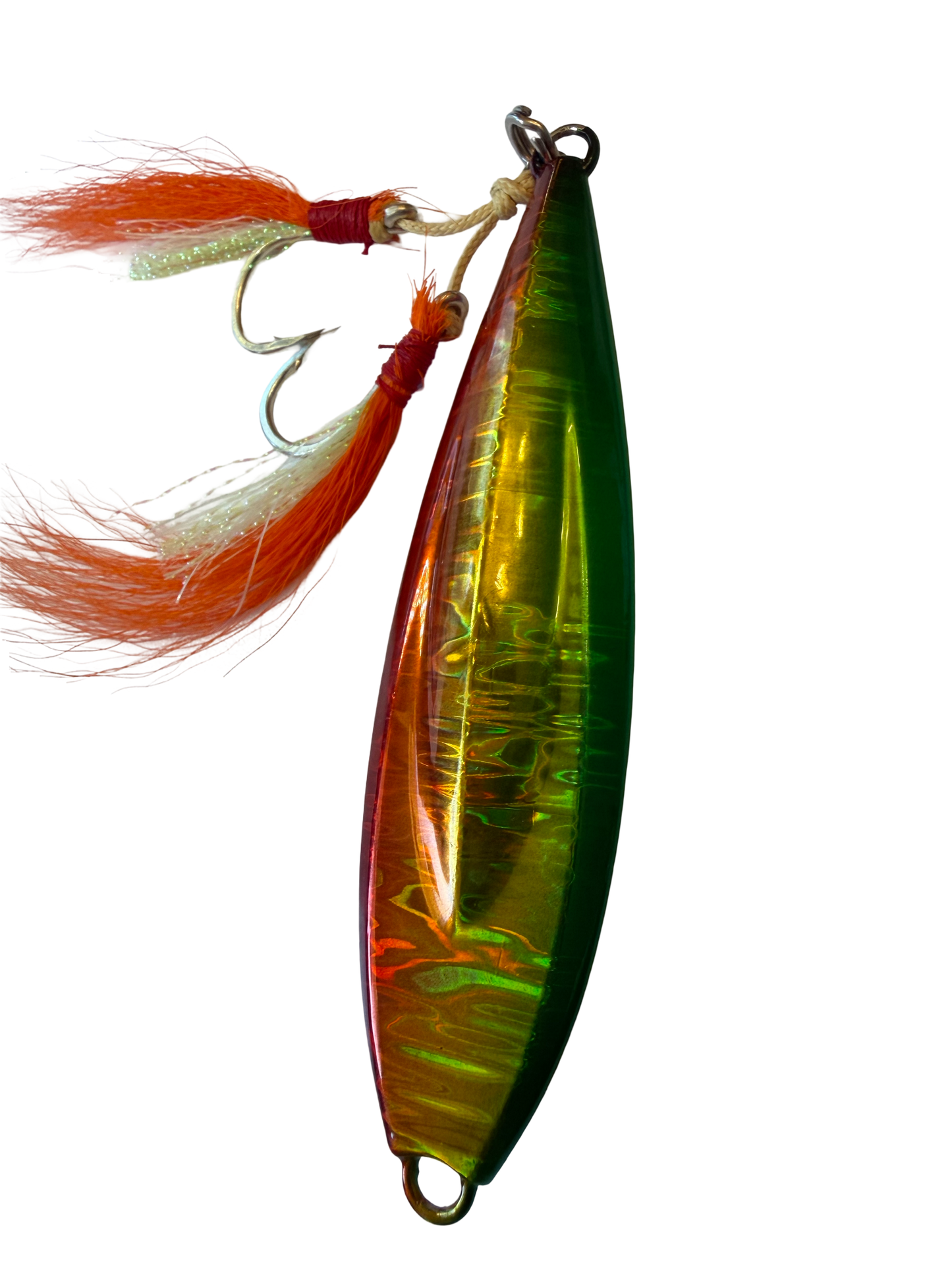 Full Box Fishing             First-In Flutter 150g Slow Pitch Jig (Flame Haze)